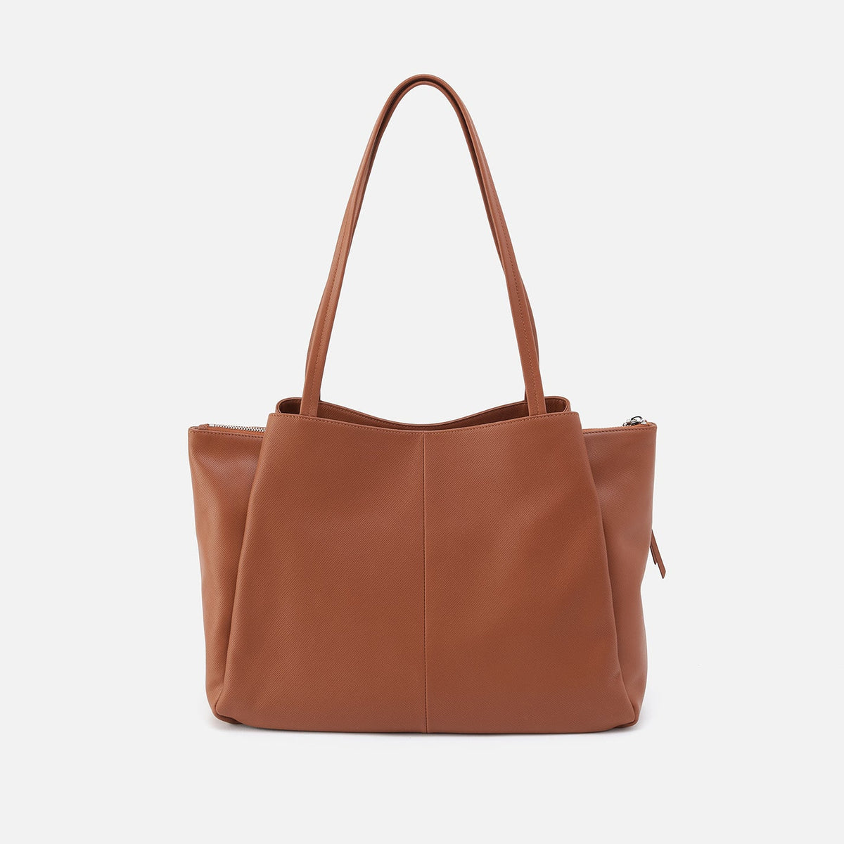Essential Large Tote In Soft Saffiano Leather - Lion | HOBO Recommended
