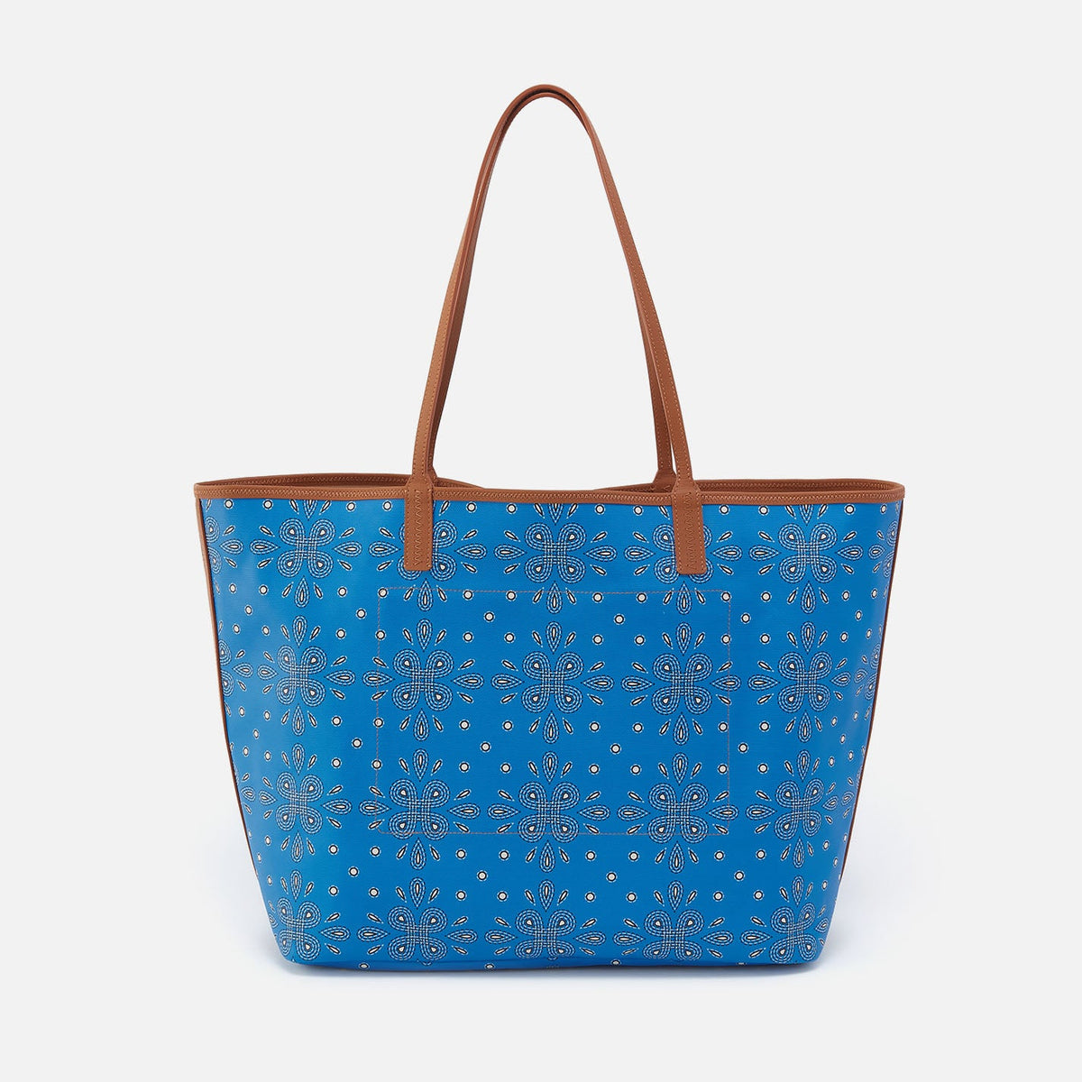 All That Tote Large In Coated Canvas - Blue Journey Bandana | HOBO Hot Sale