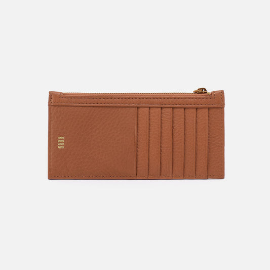 Carte Card Case In Pebbled Leather - Warm Honey | HOBO Everyday