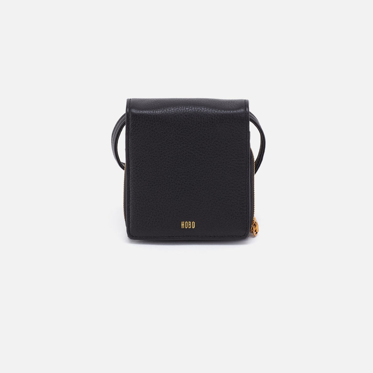 Fern Wallet Crossbody In Pebbled Leather - Black | HOBO Top Pick