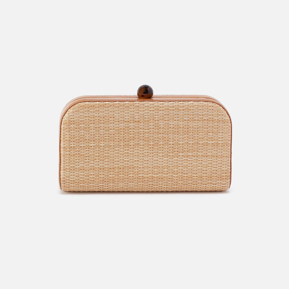 Lauren Minaudiere In Woven Straw - Natural Straw | HOBO Top Pick