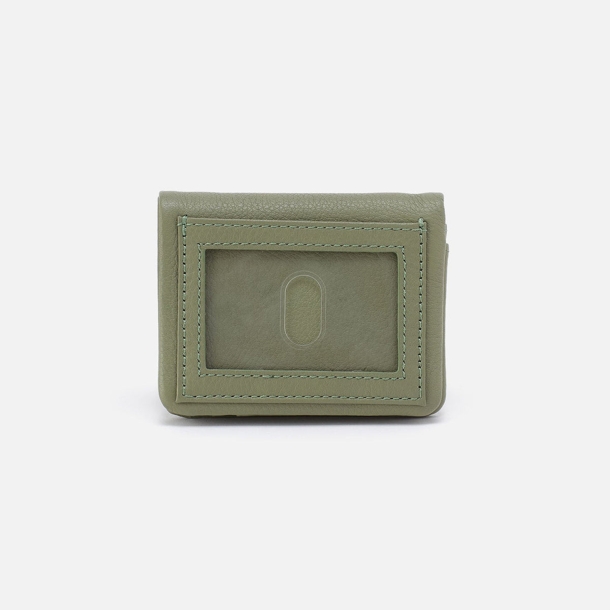 Lumen Mini Wallet In Pebbled Leather - Watercress | HOBO Popular