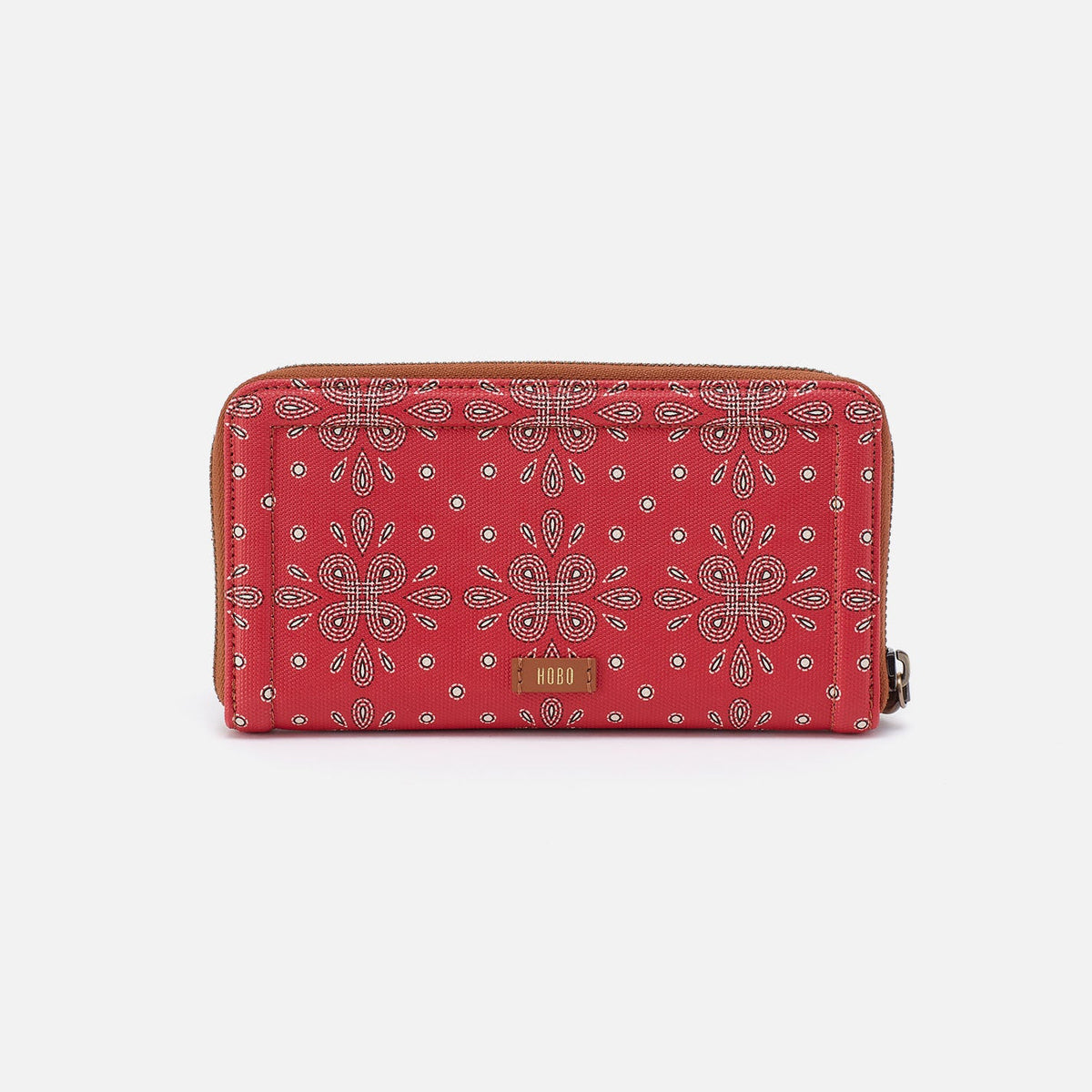 Soma Large Wallet In Coated Canvas - Red Journey Bandana | HOBO Recommended