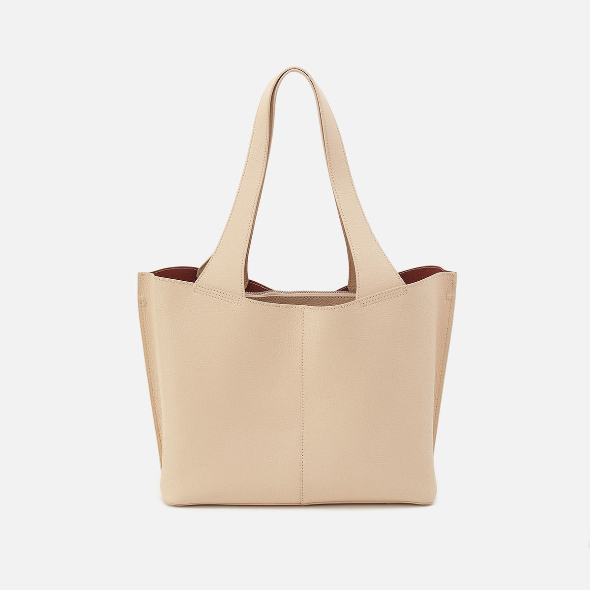 Vida Tote in Micro Pebbled Leather - Almond | HOBO Discount