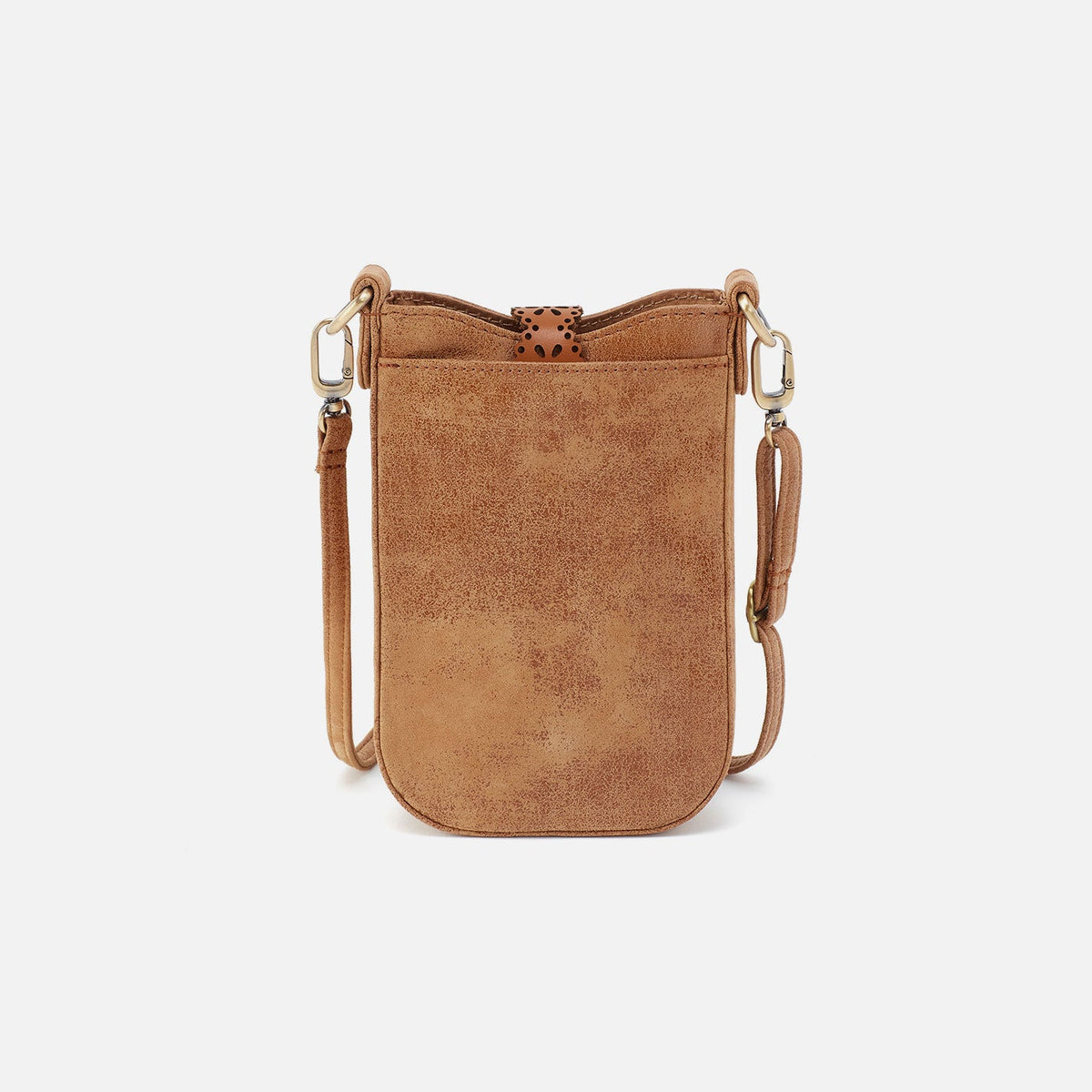 Tabby Phone Crossbody In Buffed Leather - Whiskey | HOBO Smart Buy