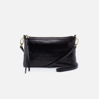 Darcy Crossbody In Polished Leather - Black | HOBO Featured