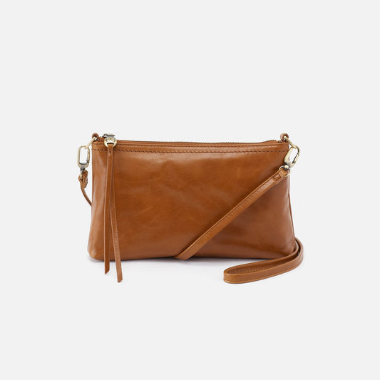 Darcy Crossbody In Polished Leather - Truffle | HOBO Discount