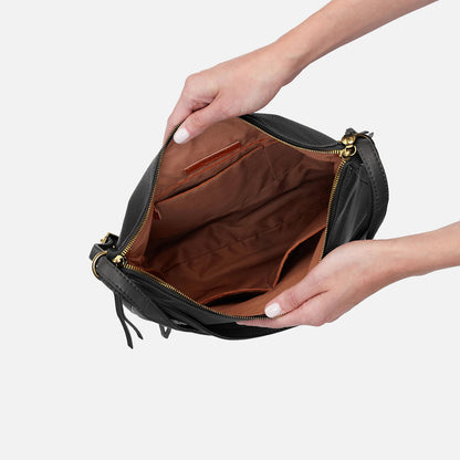 Merrin Convertible Backpack In Pebbled Leather - Black | HOBO Best Price