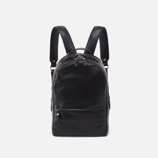 Maddox Backpack in Silk Napa Leather - Black | HOBO Recommended