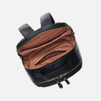 Maddox Backpack in Silk Napa Leather - Black | HOBO Recommended