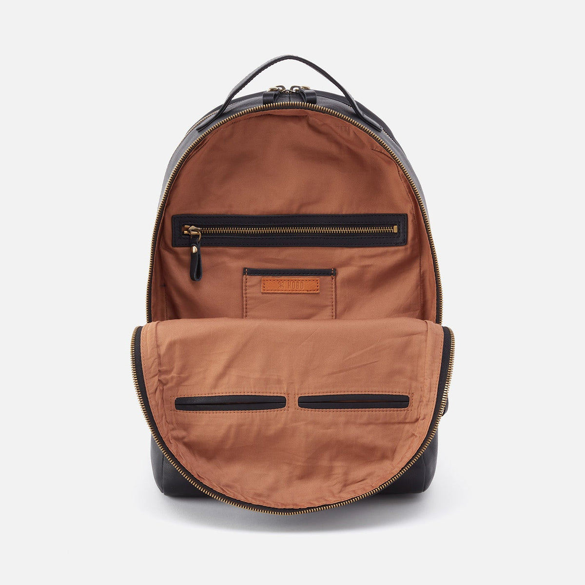 Maddox Backpack in Silk Napa Leather - Black | HOBO Recommended