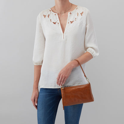 Darcy Crossbody In Polished Leather - Natural | HOBO Sale