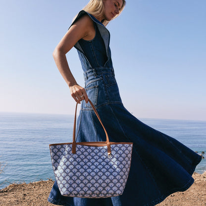 All That Tote In Coated Canvas - Soft Ocean | HOBO Essential