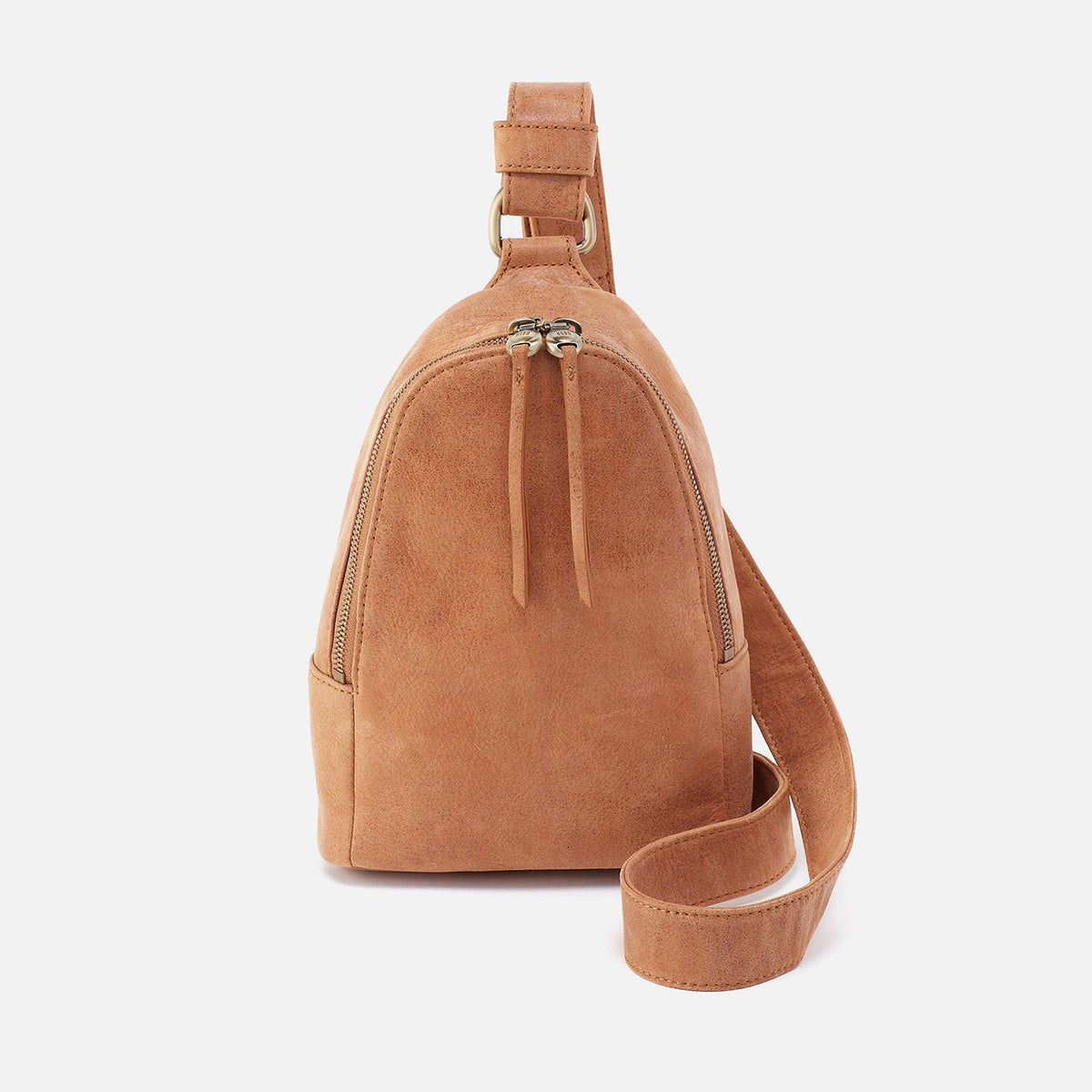 Fern Sling In Buffed Leather - Whiskey | HOBO Recommended