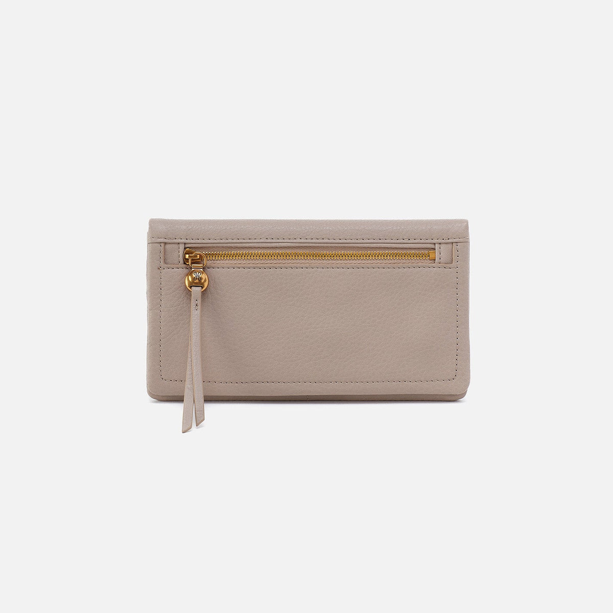Lumen Continental Wallet In Pebbled Leather - Taupe | HOBO Sale