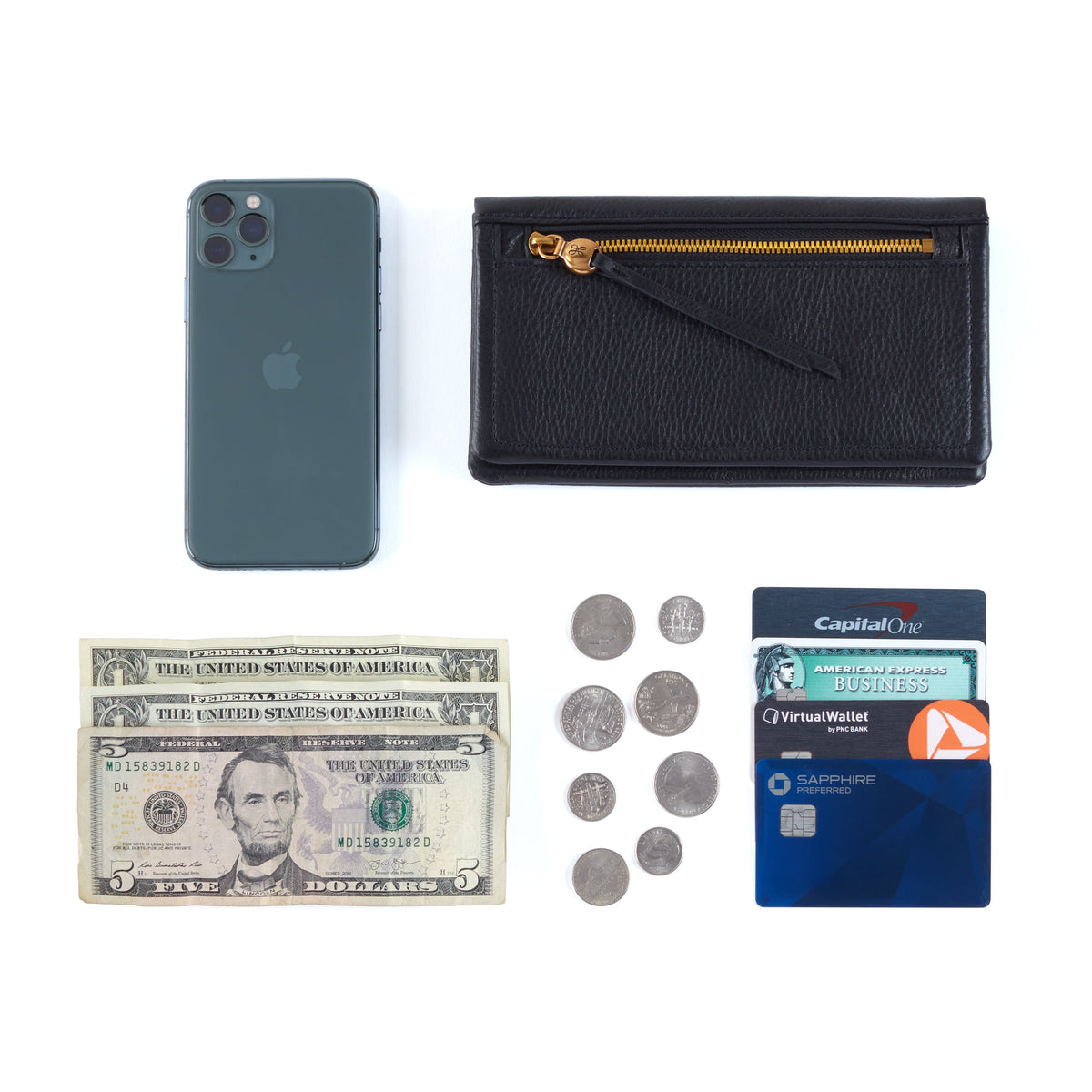 Lumen Continental Wallet In Pebbled Leather - Taupe | HOBO Sale