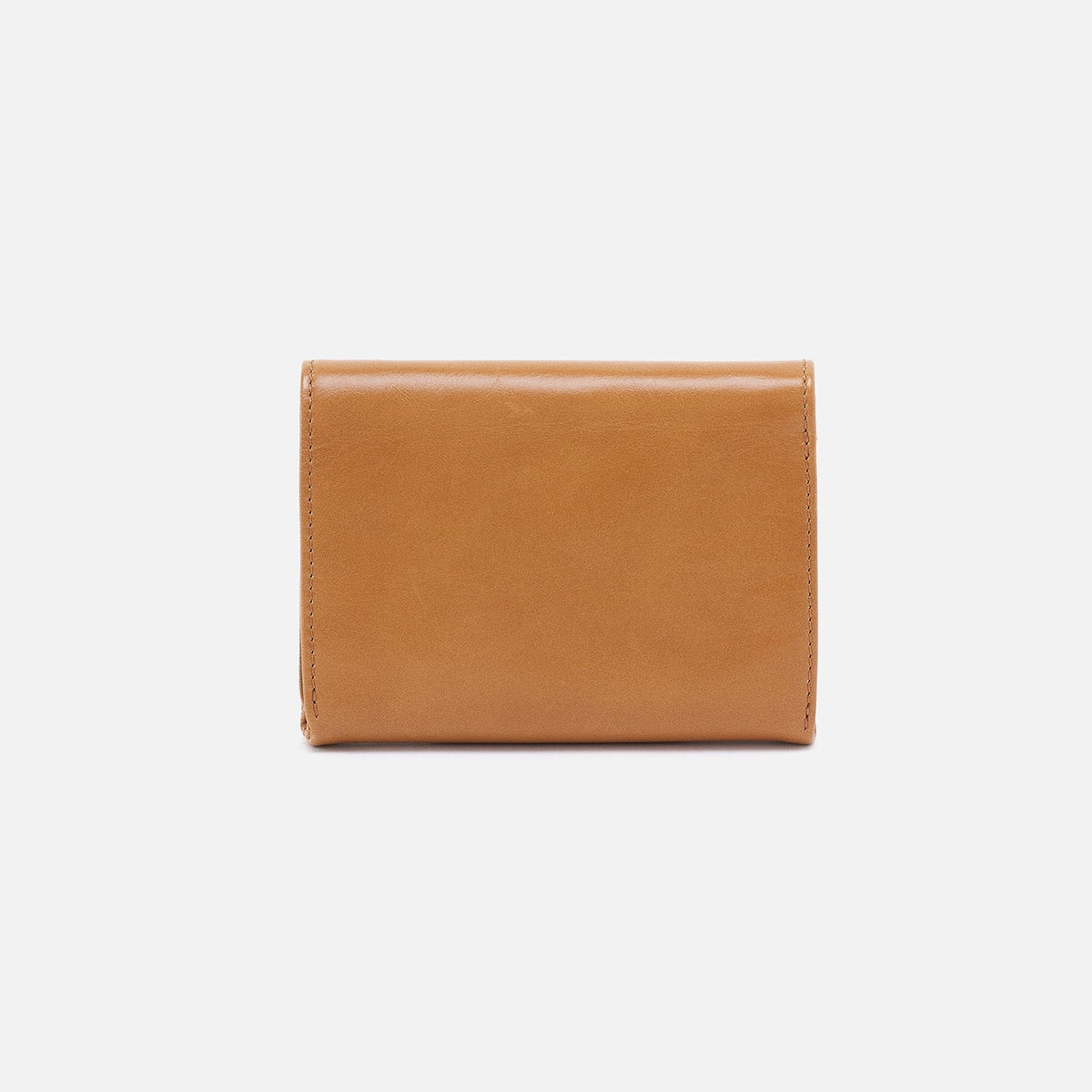 Robin Compact Wallet In Polished Leather - Natural | HOBO Best Price