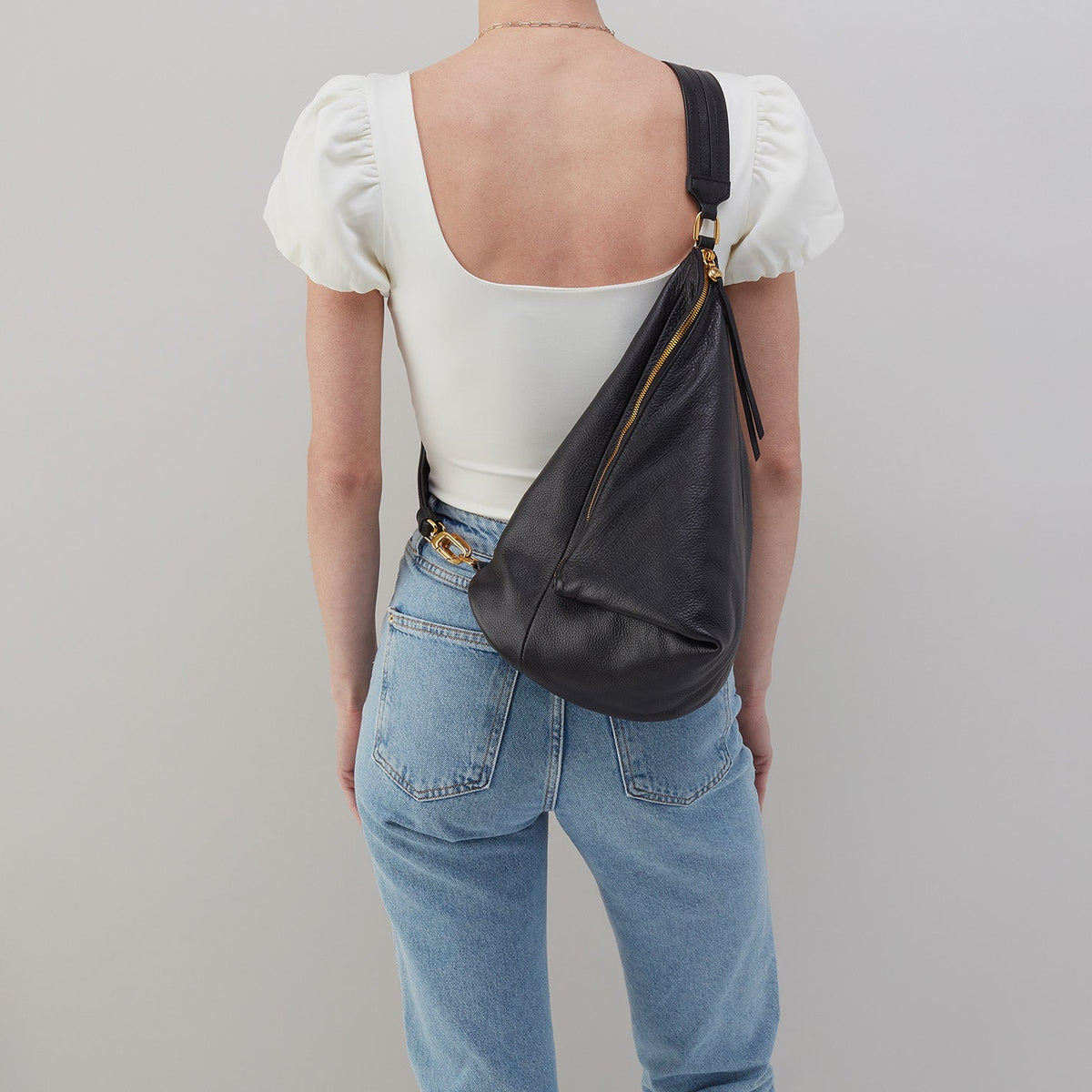 Sway Convertible Sling In Pebbled Leather - Black | HOBO Special Offer