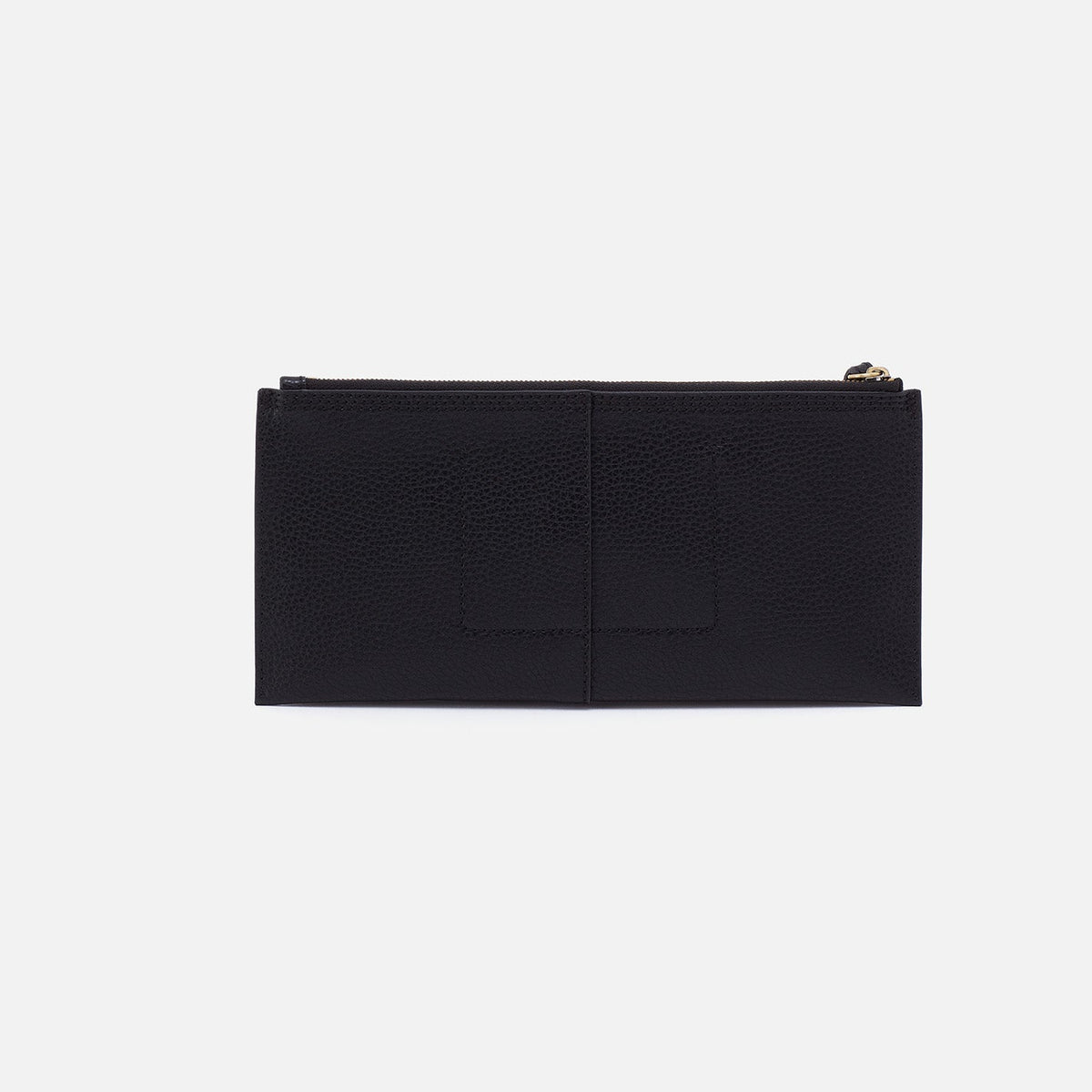 Vida Large Pouch in Micro Pebbled Leather - Black | HOBO Discount