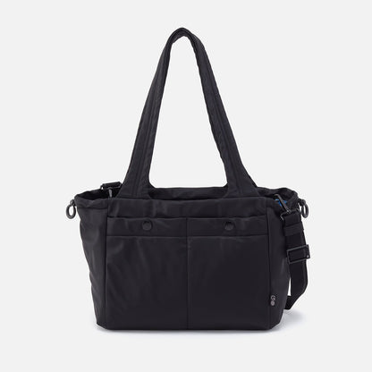 ALL IN ONE Tote in CaRefiber recycled nylon - Jet | HOBO Smart Buy