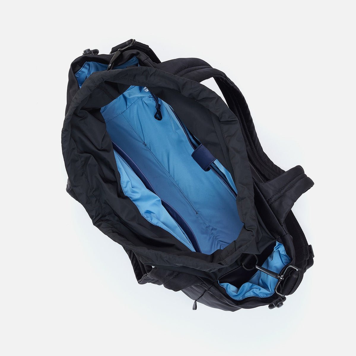 ALL IN ONE Tote in CaRefiber recycled nylon - Jet | HOBO Smart Buy