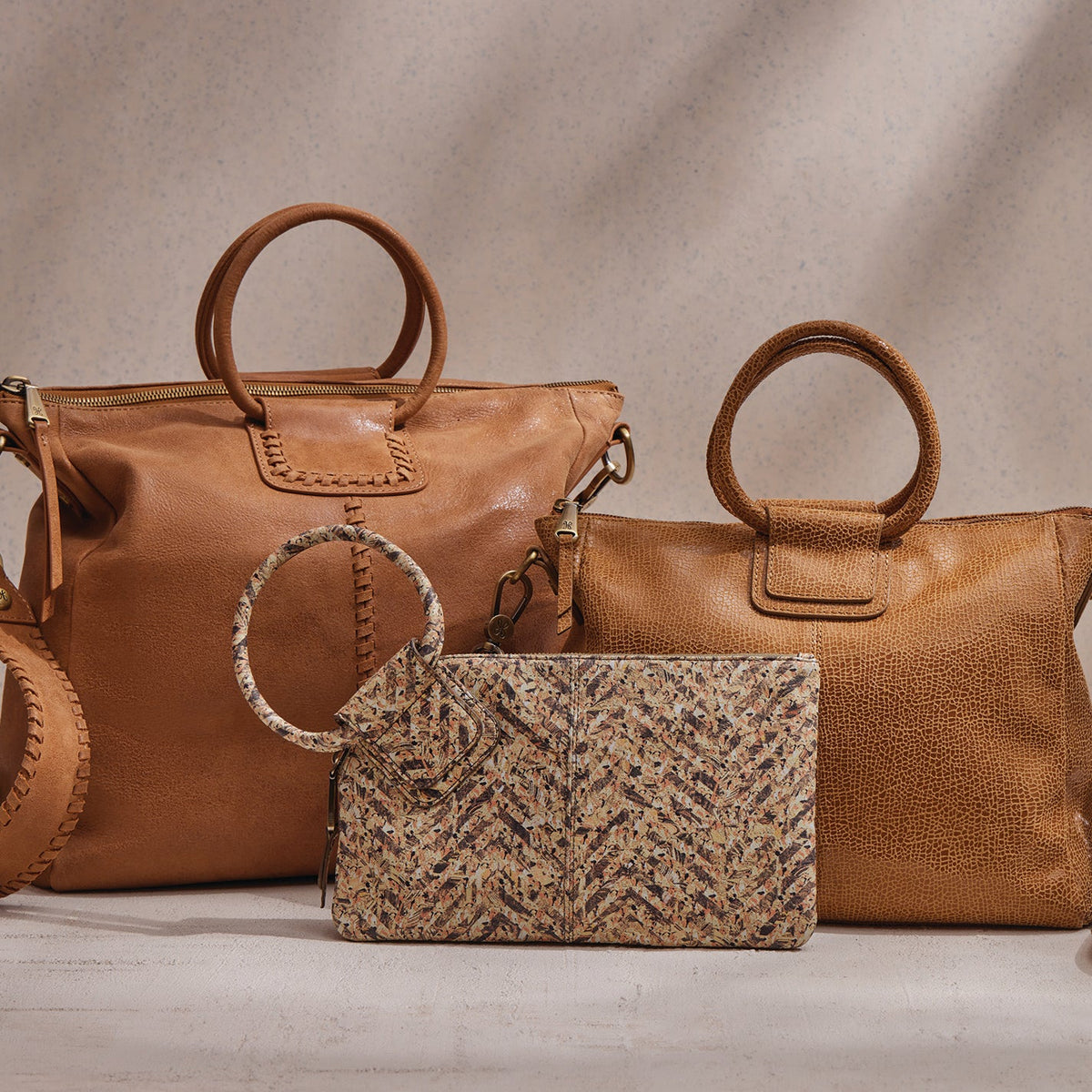 Sheila Large Satchel In Buffed Leather - Whiskey | HOBO Customer Favorite