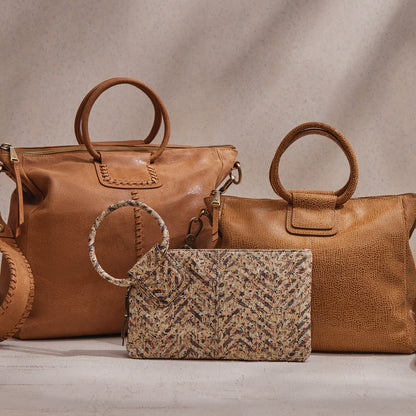 Sheila Large Satchel In Buffed Leather - Whiskey | HOBO Customer Favorite