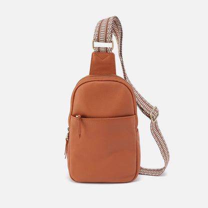 Cass Sling In Pebbled Leather - Butterscotch | HOBO Top Pick