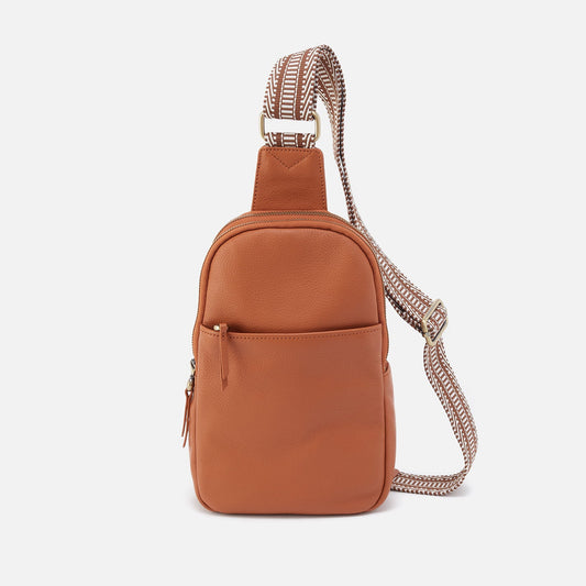 Cass Sling In Pebbled Leather - Butterscotch | HOBO Top Pick