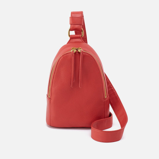Fern Sling In Pebbled Leather - Red Clay | HOBO Best Seller