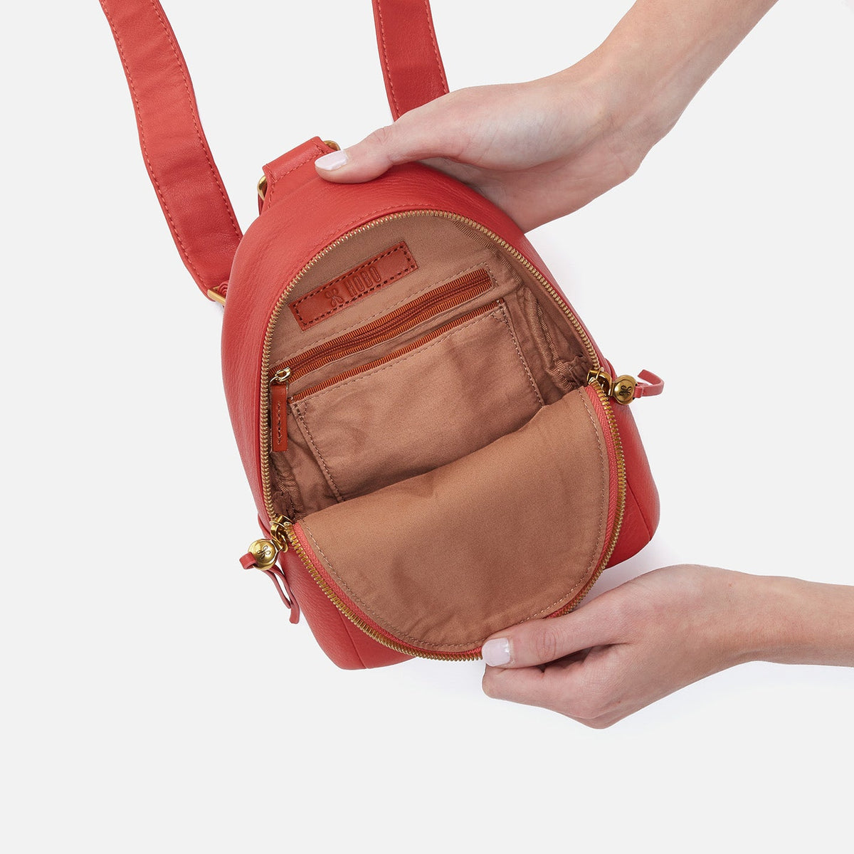 Fern Sling In Pebbled Leather - Red Clay | HOBO Best Seller