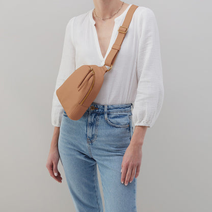 Fern Sling In Pebbled Leather - Red Clay | HOBO Best Seller