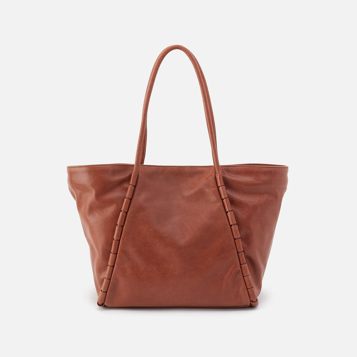 Phoebe Tote In Smooth Leather - Saddle | HOBO Customer Favorite