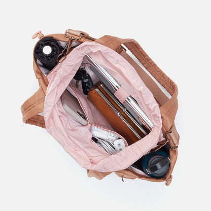 ALL IN ONE Tote in CaRefiber recycled nylon - Dune | HOBO New