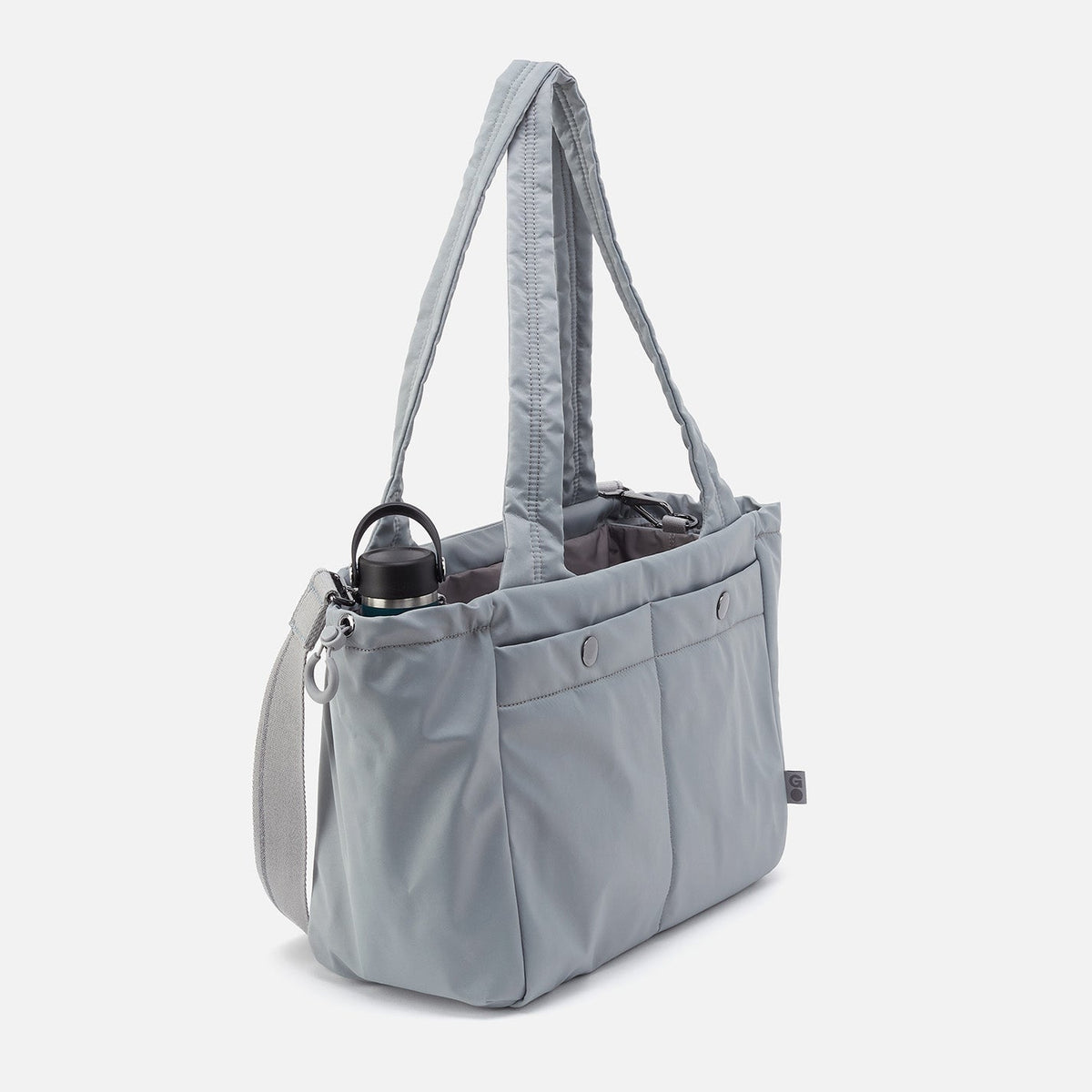 ALL IN ONE Tote in CaRefiber recycled nylon - Stone | HOBO New