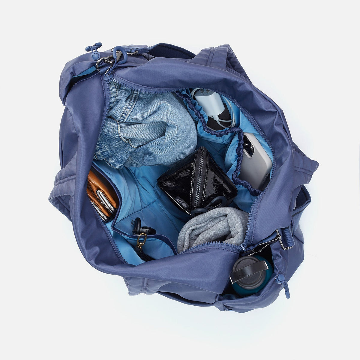 GET AWAY Duffle in CaRefiber recycled nylon - Ocean | HOBO Hot Sale