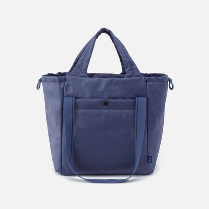 PLACES TO GO Tote in CaRefiber recycled nylon - Ocean | HOBO Deals
