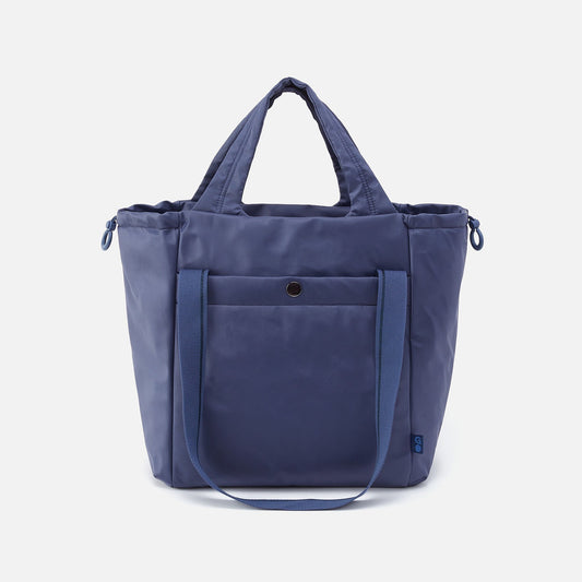 PLACES TO GO Tote in CaRefiber recycled nylon - Ocean | HOBO Deals