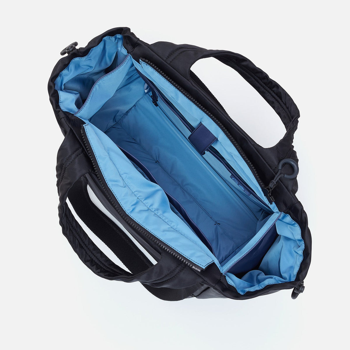 PLACES TO GO Tote in CaRefiber recycled nylon - Jet | HOBO Sale