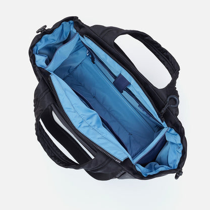 PLACES TO GO Tote in CaRefiber recycled nylon - Jet | HOBO Sale