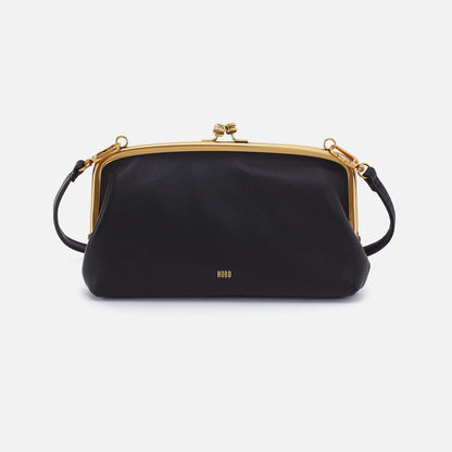 Cora Wallet Crossbody In Pebbled Leather - Black | HOBO Discount