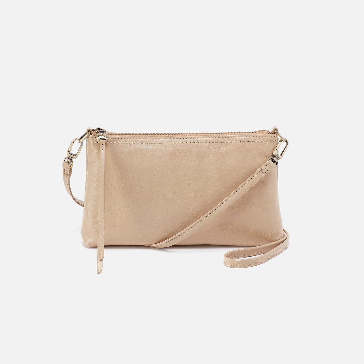 Darcy Crossbody In Polished Leather - Quartz | HOBO Signature