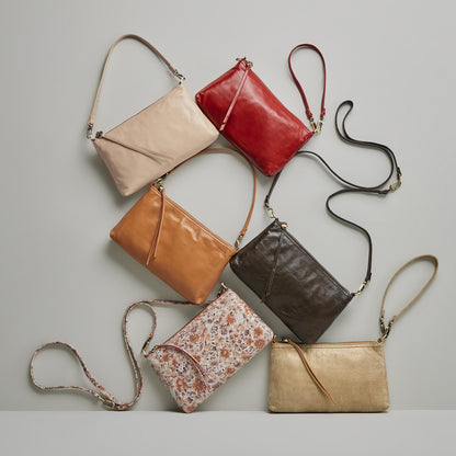 Darcy Crossbody In Polished Leather - Quartz | HOBO Signature