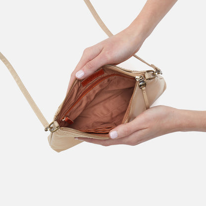 Darcy Crossbody In Polished Leather - Quartz | HOBO Signature