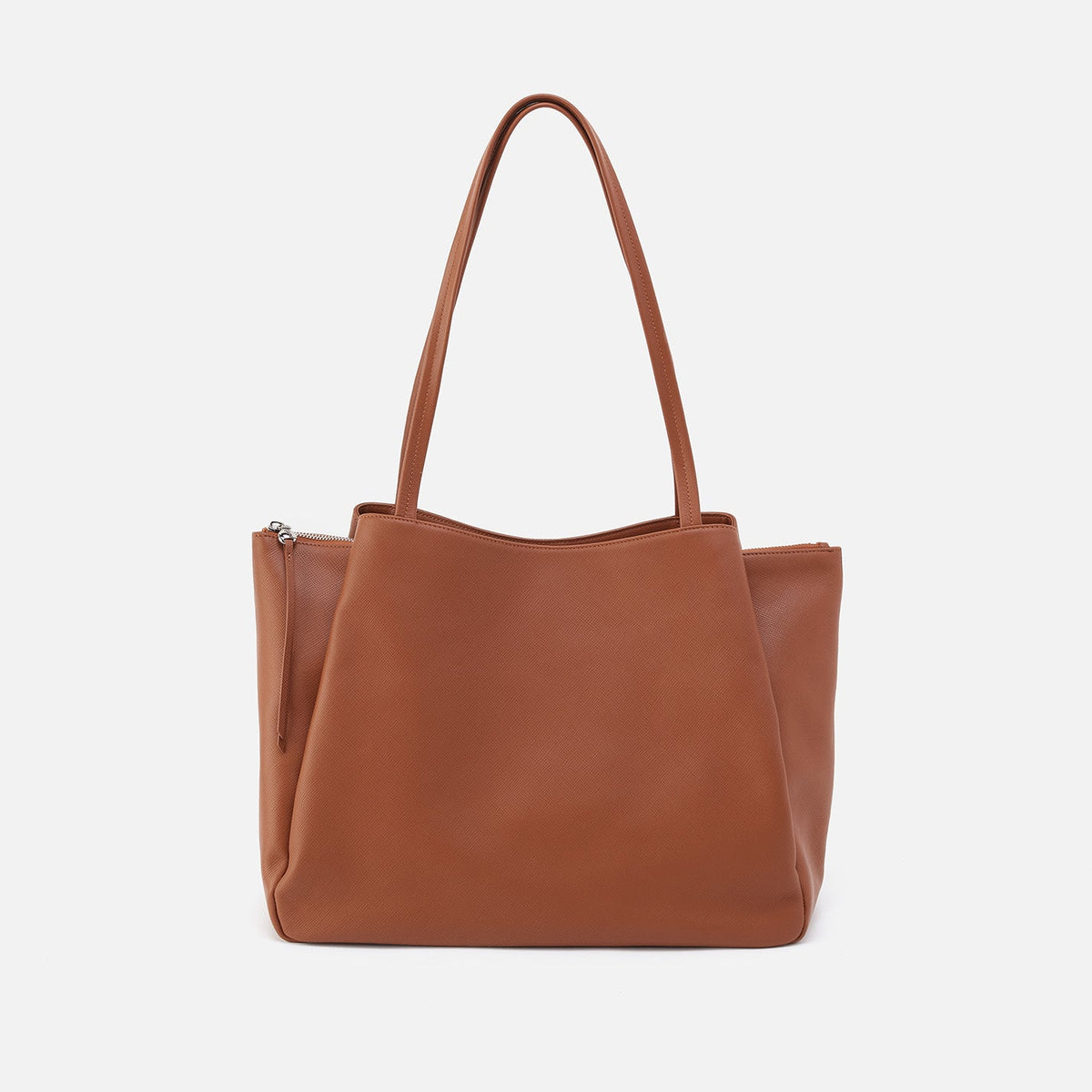Essential Large Tote In Soft Saffiano Leather - Lion | HOBO Recommended