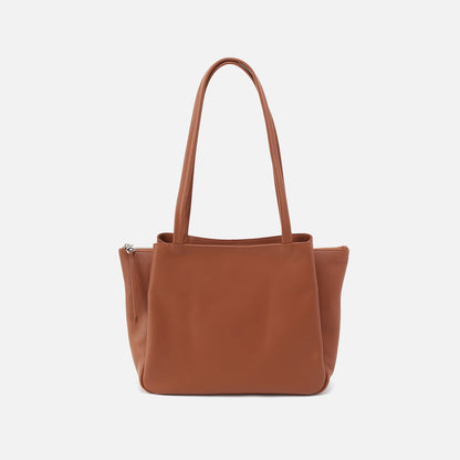 Essential Medium Tote In Soft Saffiano Leather - Lion | HOBO Top Pick