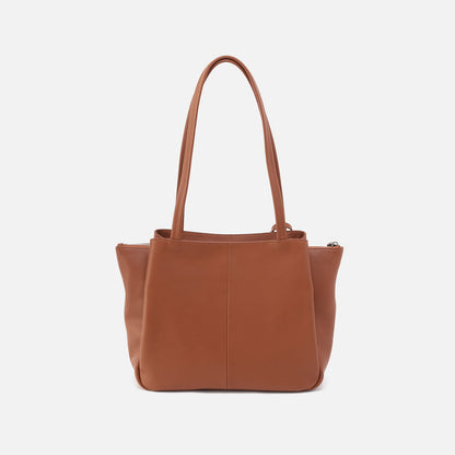 Essential Medium Tote In Soft Saffiano Leather - Lion | HOBO Top Pick