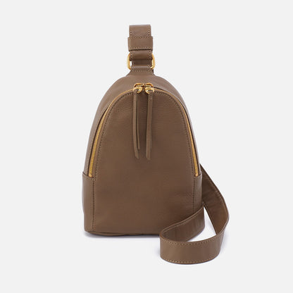 Fern Sling In Pebbled Leather - Dark Elm | HOBO Discount