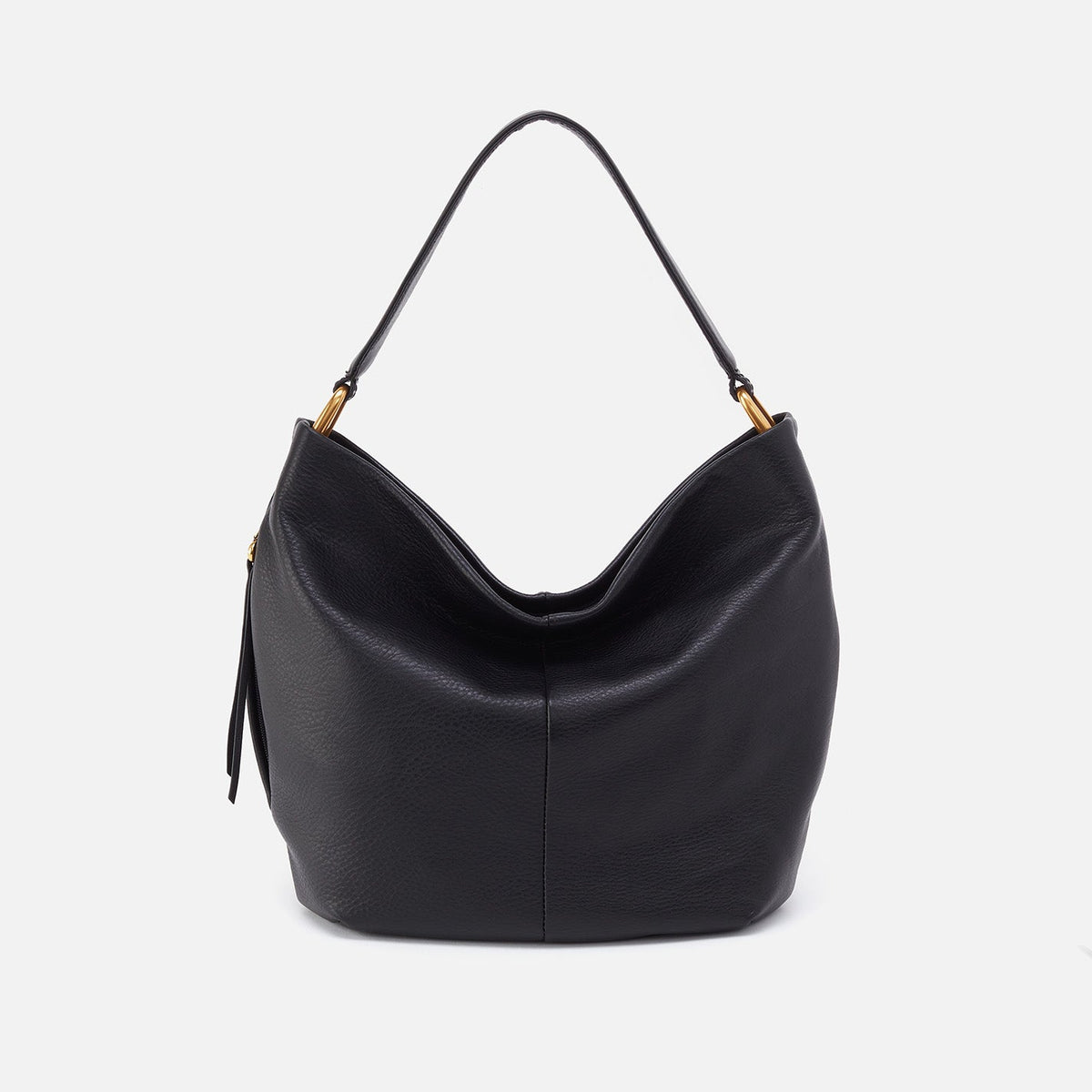 Harley Hobo In Pebbled Leather - Black | HOBO Essential