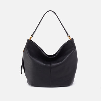 Harley Hobo In Pebbled Leather - Black | HOBO Essential